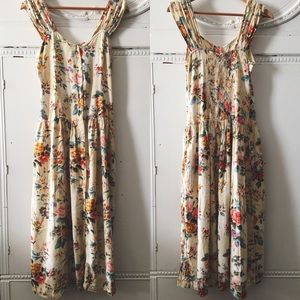 Romantic Floral Vintage 90s Dress